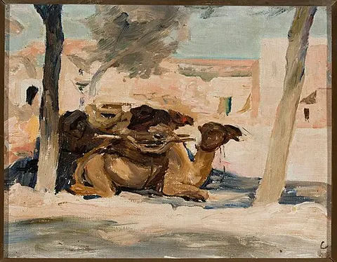 Camel. From the journey to Palestine