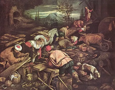 Building the Ark of Noah