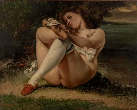 La mujer de las medias blancas