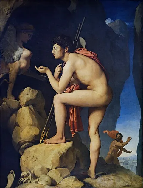 Edipo y la esfinge