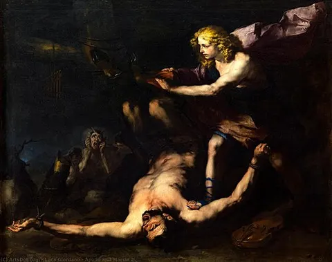 Apollo Flaying Marsyas