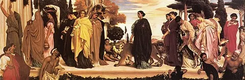 The Syracusan Bride leading Wild Animals in Procession to the Temple of Diana.