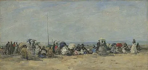 Beach Scene, Trouville