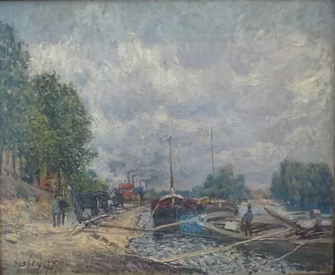 Barges at Billancourt