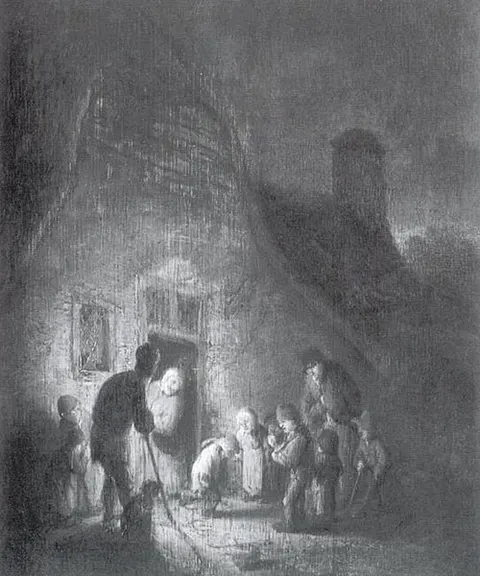 Company at a Peasant's Cottage