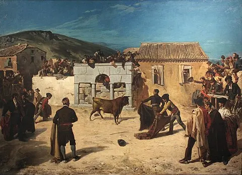 Bullfight, or Novillada at El Escorial