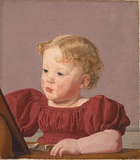 Ida Thiele, the future Mrs Wilde, as a Child