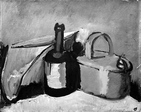 Still Life with Bottle and Lunch Box