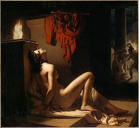 Cassandra Imploring the Vengeance of Minerva Against Ajax