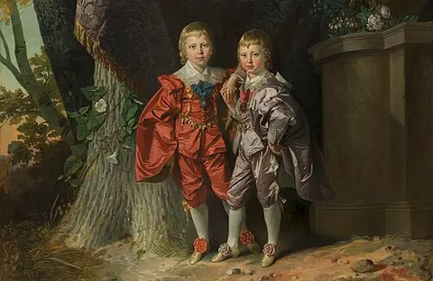 George IV when Prince of Wales, with Frederick, Duke of York when Prince Frederick