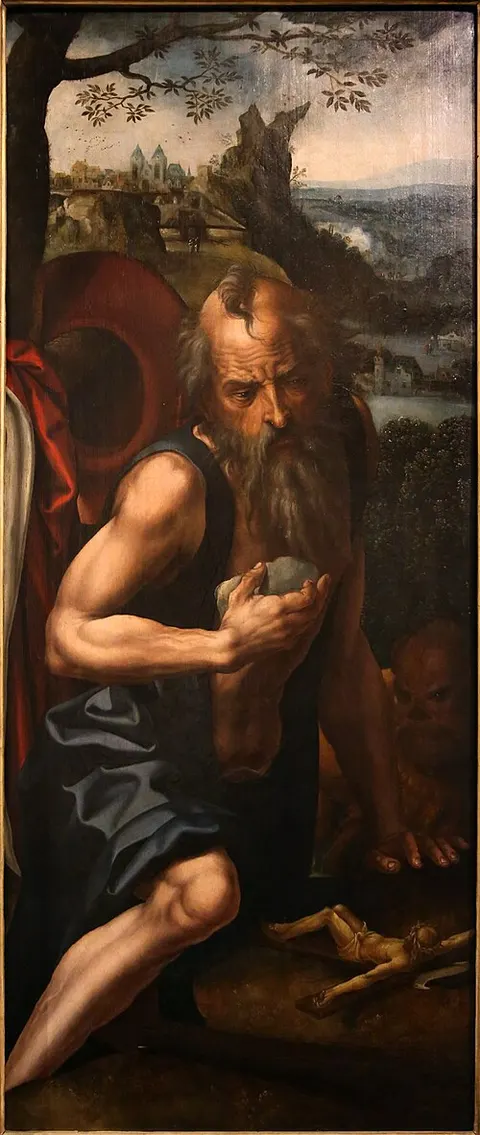 Lucca triptych: Saint Jerome