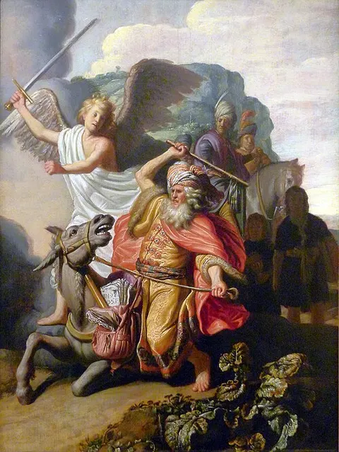 El profeta Balaam y su burra
