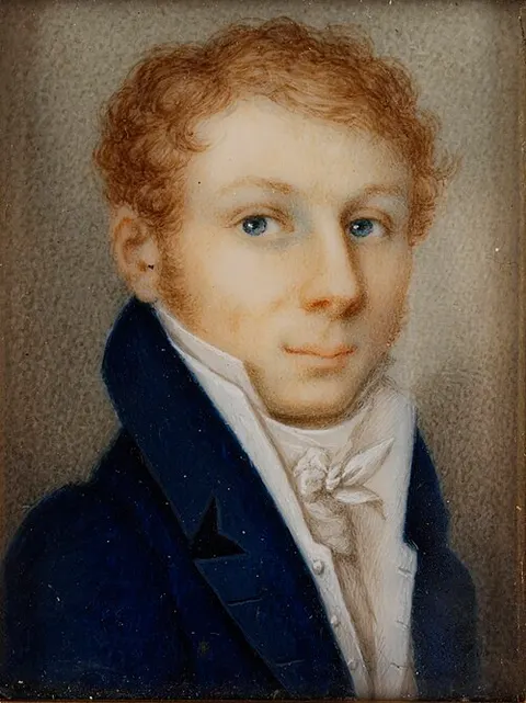 Portrait of Captain A.H. Pray of the Boston Fusiliers