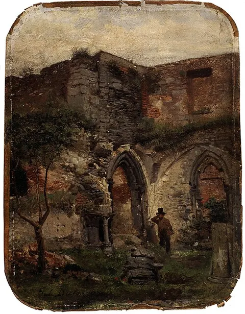 The Ruins of Saint Bavo’s Abbey in Ghent