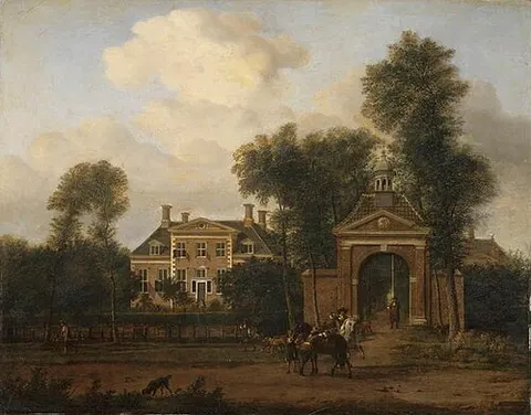 View of Herteveld near the Vecht river, Utrecht