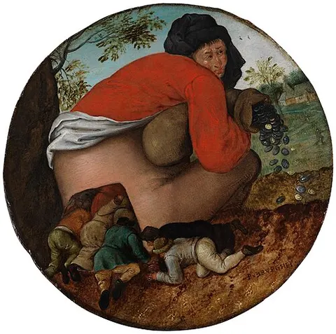 Man with the Moneybag and Flatterers
