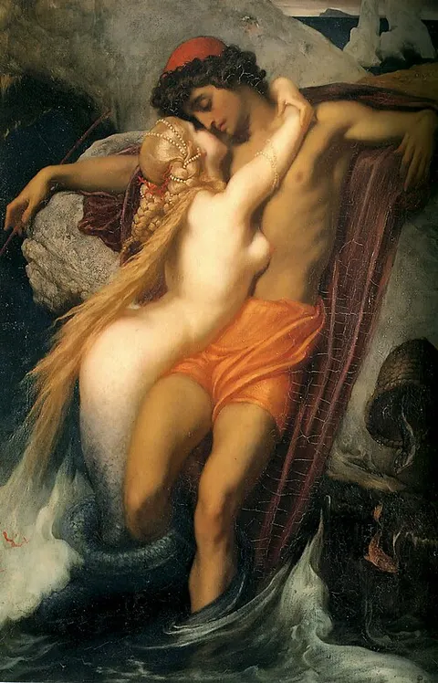 El Pescador y la Sirena.