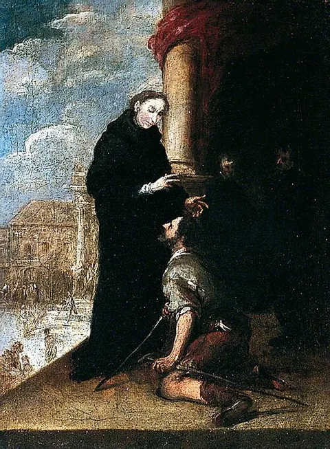 Saint Thomas of Villanueva Healing the Lame Man
