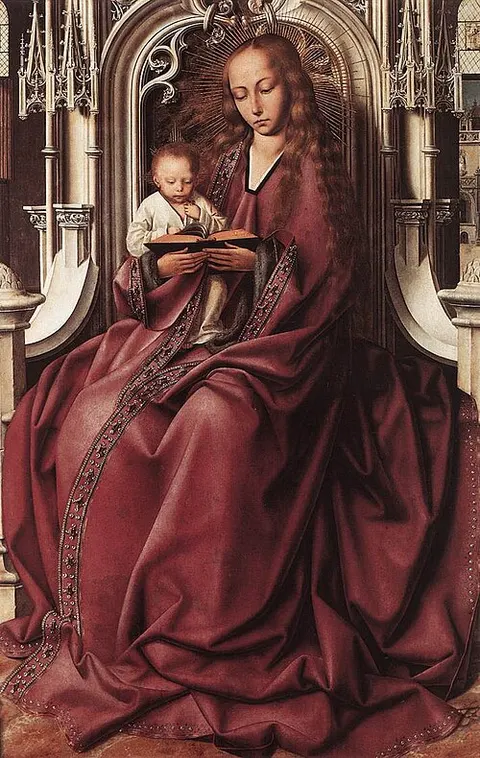 La virgen y el Niño.