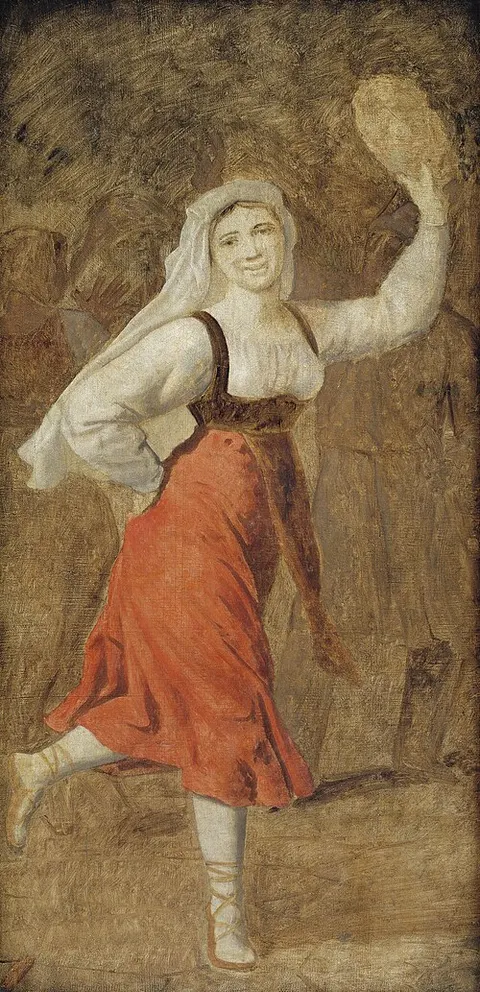 A dancing Italian girl