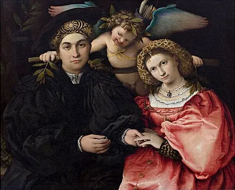 Micer Marsilio Cassotti y su esposa Faustina