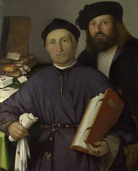 Giovanni Agostino della Torre y su hijo Niccolò