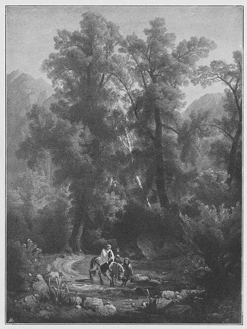 Landschaft mit dem Grafen von Habsburg