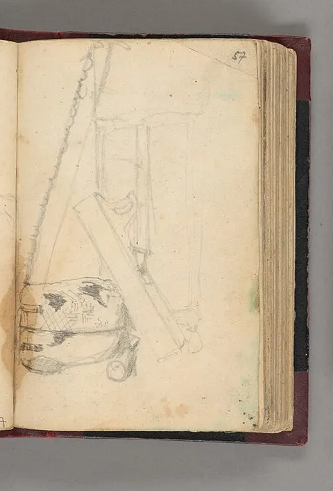 Drawing of carpentry tools
