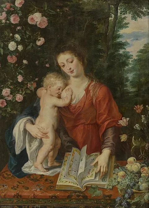 La virgen y el Niño
