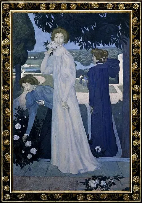 Portrait of Yvonne Lerolle in three views