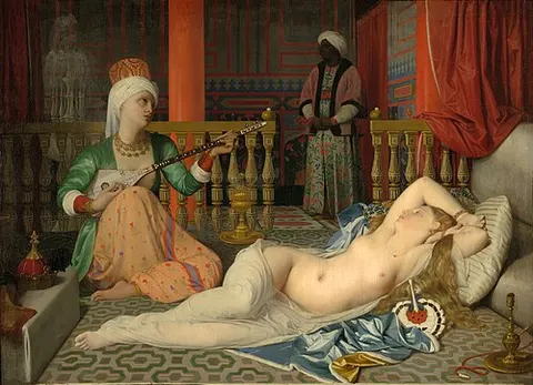 Odalisca con esclava