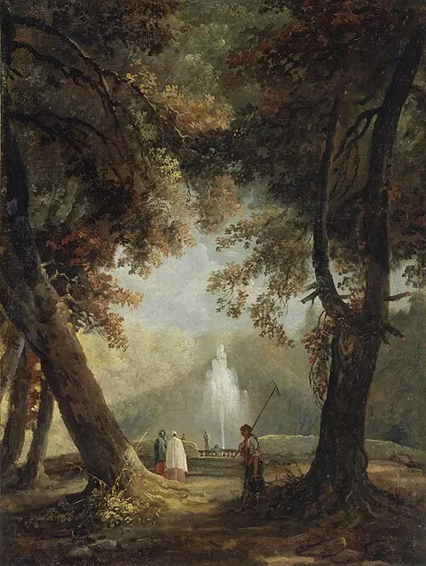 The Great Fountain in Villa Conti, Frascati