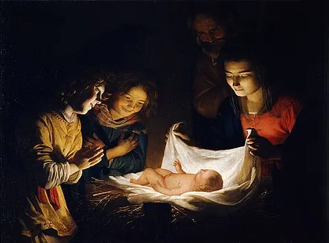 La adoración del niño