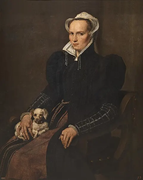 Retrato de mujer sentada