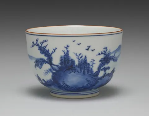 Bowl with Chinese Landscape