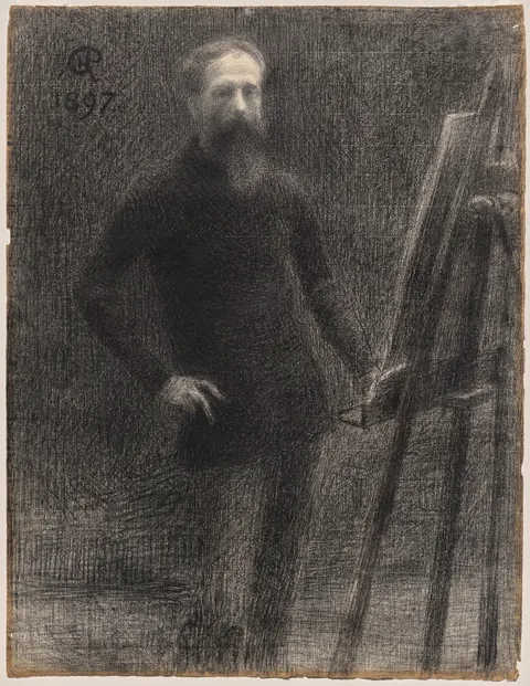Self-Portrait at Easel