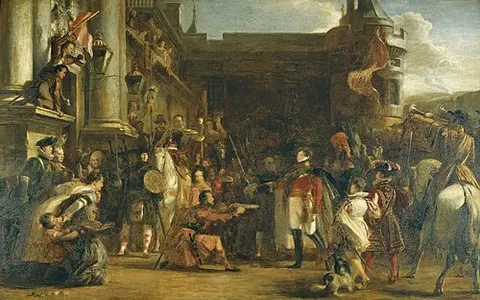 The Entrance of George IV at Holyroodhouse