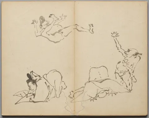 Courtiers' Farting Contest from Sketch Album