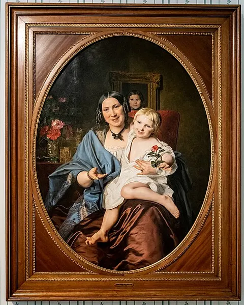 Woman with child