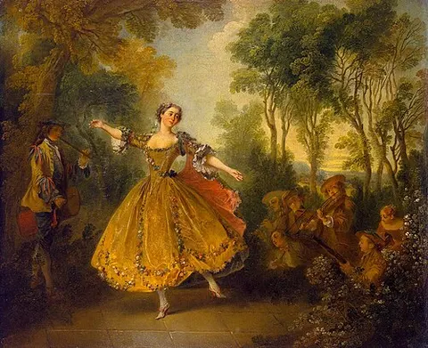 Mlle Camargo Dancing