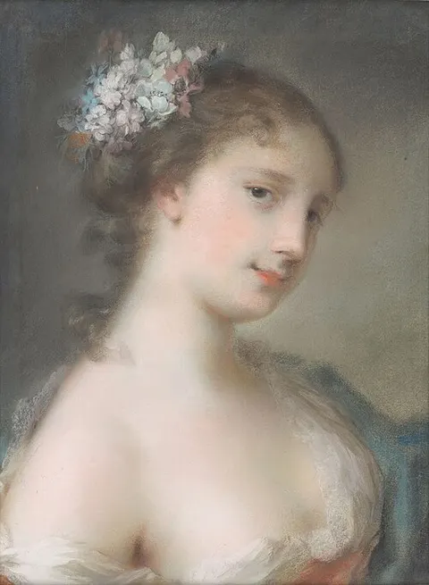 Portrait of a young lady, (An allegory of Spring)