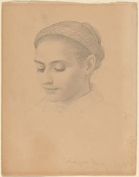 Head of a Young Woman