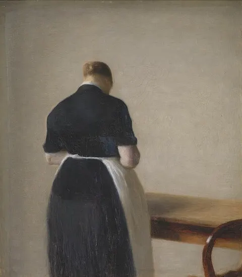 Woman seen from the Back