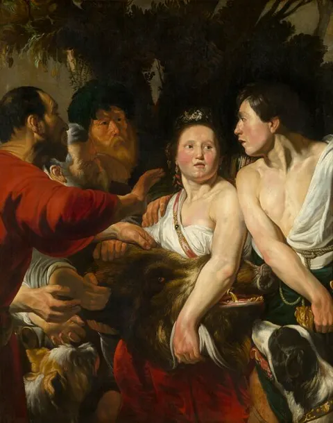 Meleagro y Atalanta