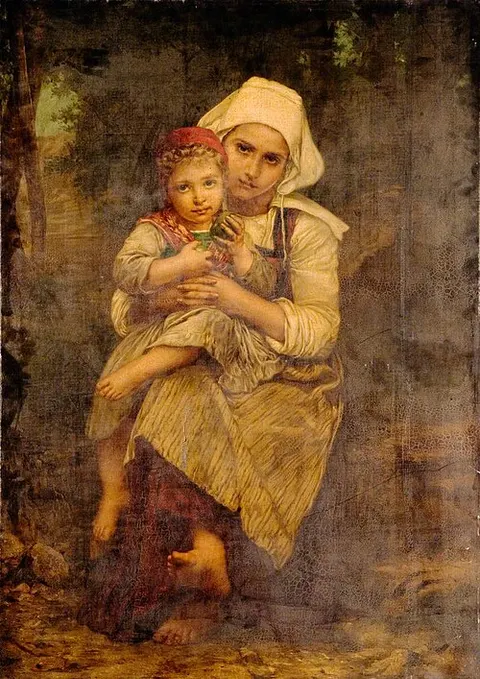 Frère et sœur bretons (Breton Brother and Sister)
