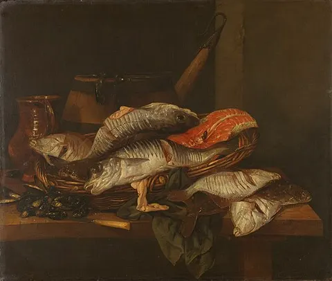 Still life with fish