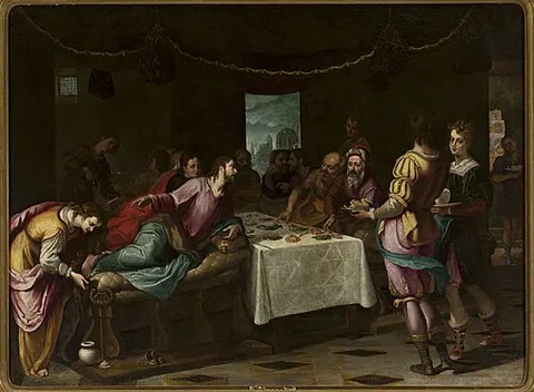 Christ at the house of Simon