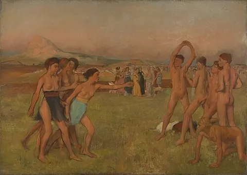 Los jóvenes espartanos que ejercen