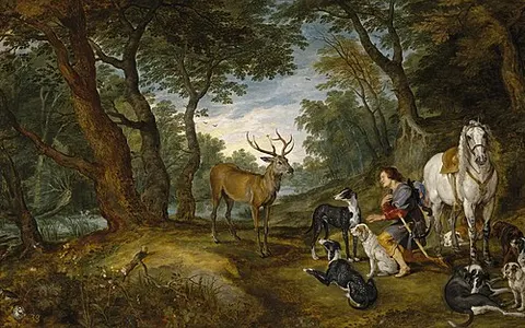 La visión de san Huberto