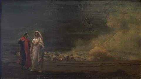 Dante and Virgile in Hell